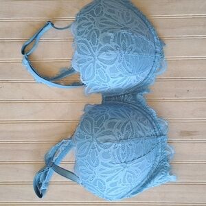 PINK Victoria Secret Lace Padded Push-Up Bra